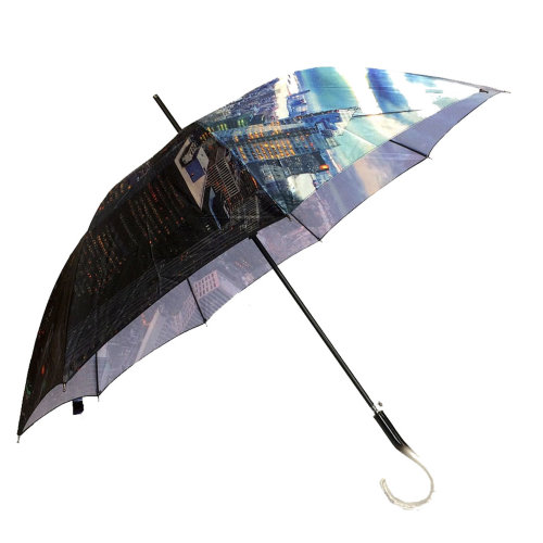 Зонт женский трость полуавтомат "Стиль" 9 спиц