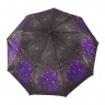 Зонт женский 3 сложения полуавтомат "Цветной сатин" диаметр купола 102 см 9 спиц